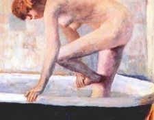 bonnard pink nude in the bath c1924.  