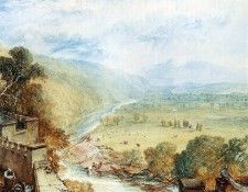 Turner Joseph Mallord William Ingleborough From The Terrace Of Hornby Castle. ������, ������ ������ �������