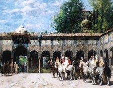 Cavalieri Circassi Che Aspettano Il Loro Capo. , 