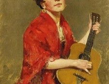 Chase William Merritt Girl with Guitar. ,  