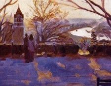 Aldo Balding - Winter Afternoon on Richmond Hill, De. , Aldo