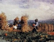 Homer Winslow The Pumpkin Patch. , 