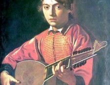 caravaggio csg010a suonatore di luito. ,   