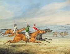 Steeplechasing. ,  