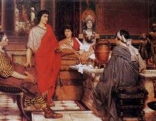 Alma Tadema Catullus at Lesbia-s. - 