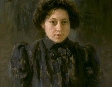 Repin Portrait of the artist-s daughter Nadezhda. ,  