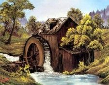 bob ross csg009 the old mill. , 