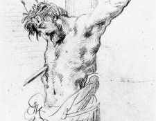 DELACROIX Eugene Christ on the Cross sketch 2. , 