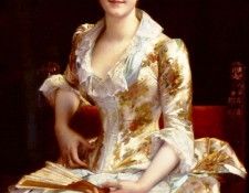 Cabanel Alexander Portrait Of Young Lady. , 