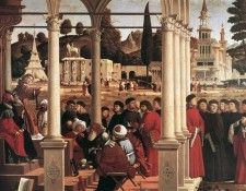 Disputation of St Stephen WGA. , 