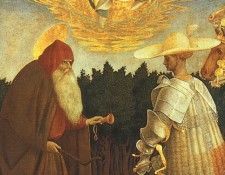 Pisanello The Virgin and Child with Saints George and Anthon. ��������� �������