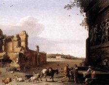 POELENBURGH Cornelis van Ruins Of Ancient Rome. Poelenburgh, �������� ���