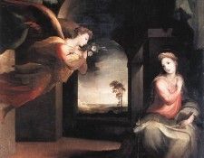 BECCAFUMI Domenico The Annunciation. , 