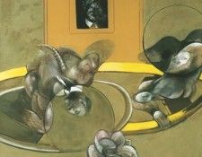 BACON THREE FIGURES AND PORTRAIT 1975 TATE GALLERY. , 
