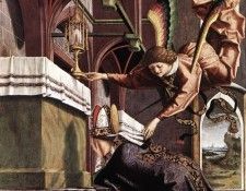 PACHER Michael Altarpiece Of The Church Fathers Vision Of St Sigisbert. Pacher, 