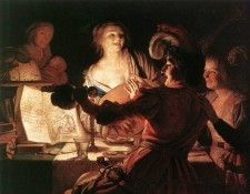 HONTHORST Gerrit van The Prodigal Son 1623. Honthorst,  