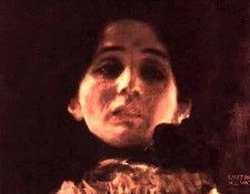 1898-99 Damenbildnis en face. , 