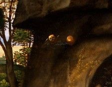 GIORGIONE THE ADORATION OF THE SHEPHERDS, DETALJ 9. 