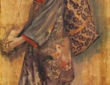 kuroda seiki, telling an ancient romance (study sketch) 1896. ������