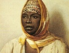 Bartolini Frederico Portrait Of An Arab Woman. Bartolini 