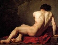 David Jacques Louis Male Nude known as Patroclus. , -