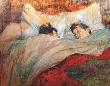 lautrec in bed 1893. �����-������, ���� ��