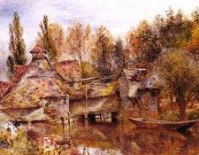 Huggins Williams Mill On The Thames Mapledurham. ,  