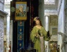Alma Tadema In the Temple (Opus 89) 1871. - 