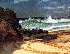 Bierstadt Albert Beach at Nassau. ��������, �������