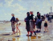 Oyster Gatherers of Cancale. ,  