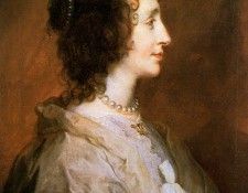 Dyck van Antoon Queen Henrietta Maria. ,  