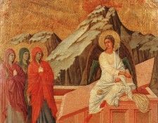 Duccio The Holy Women at the Sepulchre, 1308-11.. ����� �� �����������