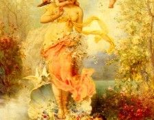 Zatzka Hans The Goddess Of Spring. Zatzka, 