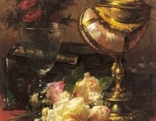 Robie Jean Baptiste A Bouquet Of Roses And Other Flowers. , -