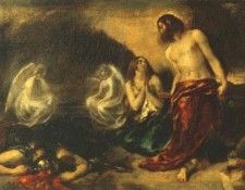 Etty William Christ Appearing to Mary Magdalene after the Resurrection. , 