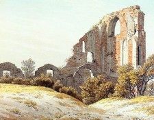 FRIEDRICH Caspar David The Ruins Of Eldena. ,  