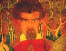 malevich study for a fresco (self-portrait) 1907. , 