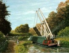 ger-AlanFirth-LiftBridgeNearWrenburyLLangollenCanal. , 