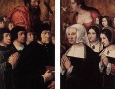 ORLEY Bernaert van Haneton Triptych wings. ����, ��� Bernaert