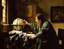 Vermeer The astronomer, Louvre. Vermeer, Johannes
