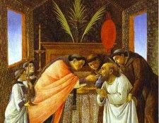 Alessandro Botticelli - Last Communion of St. Jerome. ����������, Alessandro