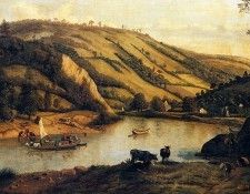 Siberechts Jan An Extensive River Landscape Probably Derbyshire. Siberechts, ��