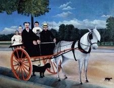 Father Juniers Dog-Cart, Henri Rousseau - 1600x1200 - ID 89. , 