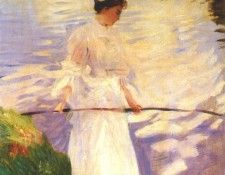 sargent violet fishing 1889. Сарджент,