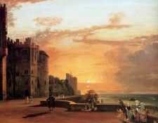 Sandby Paul Windor castle Sun. , 