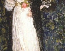 golovin portrait of marina makovskaya 1912. 