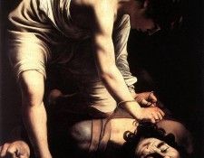 David and Goliath by Caravaggio. ,   
