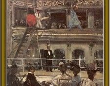 William Glackens-The Terrace In Flower(-1901) Po Amp 066. Glackens, 
