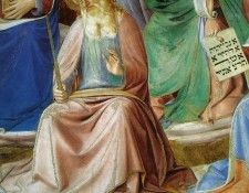 Fra Angelico Chapel of San Brizio, 1447, Detalj 1, Orvieto. ���������, ��� �������� �� F