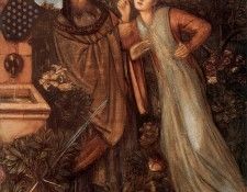 Burne Jones King Mark and La Belle Iseult. -   